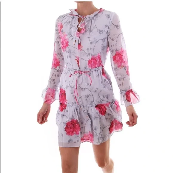 🎉Host Pick🎉 Ted Baker Babylon Ruffle Floral Dress – Size 4, Excellent Condition - Picture 7 of 7